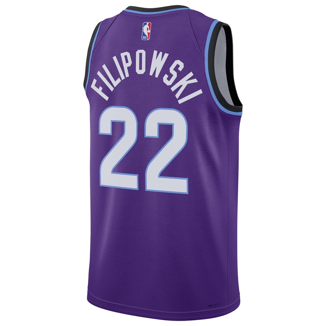 Utah Jazz Kyle Filipowski Nike Unisex Swingman Jersey - Icon Edition - Purple