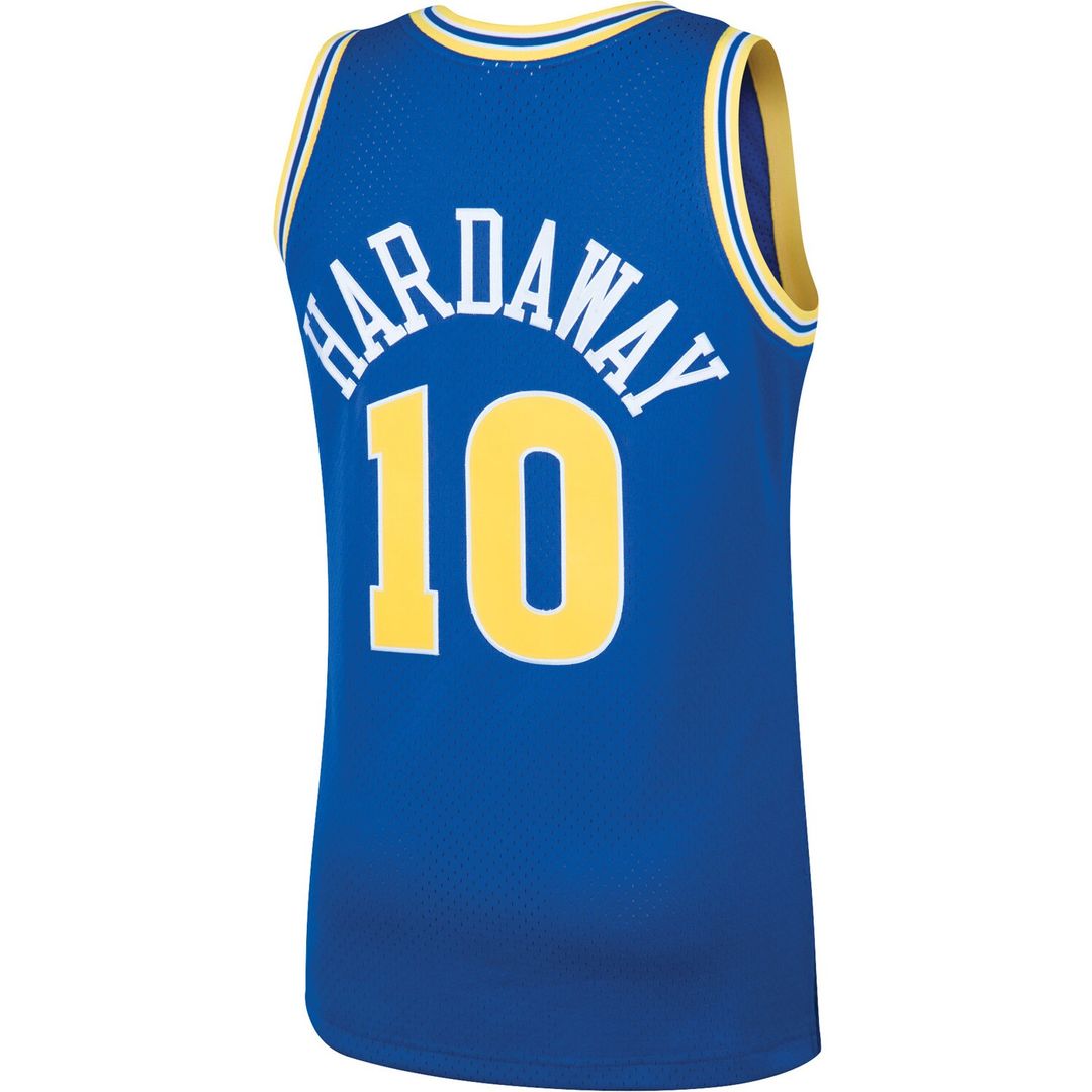 Golden State Warriors Tim Hardaway Mitchell & Ness 1990/91 Hardwood Classics Swingman Jersey - Royal