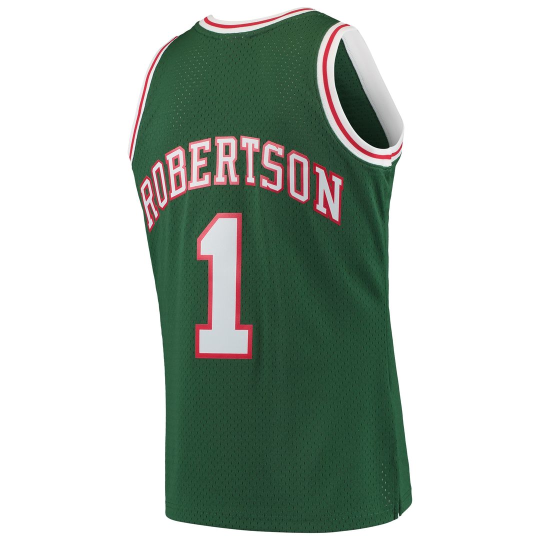 Milwaukee Bucks Oscar Robertson Mitchell & Ness Hardwood Classics Swingman Jersey - White