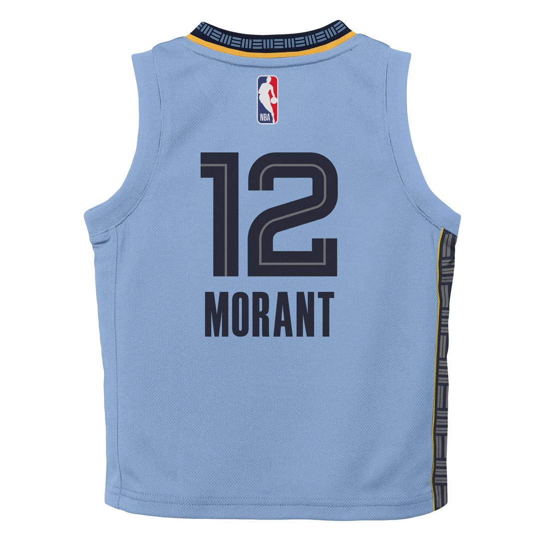 Memphis Grizzlies Ja Morant Jordan Brand Preschool 2022/23 Statement Edition Jersey - Light Blue