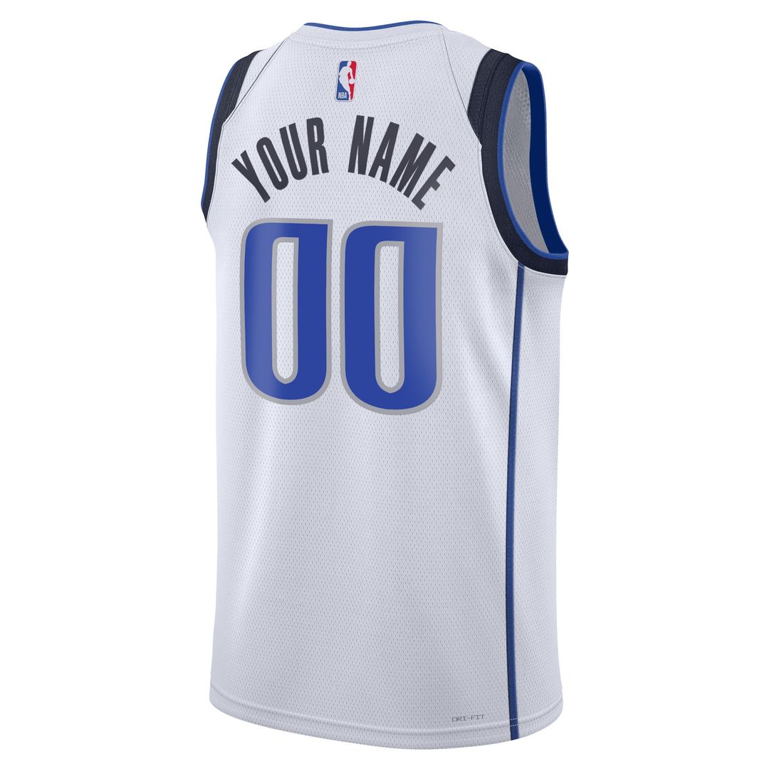 Dallas Mavericks Nike Unisex Swingman Custom Jersey Blue - Icon Edition