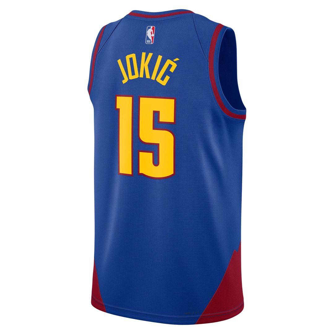 Denver Nuggets Nikola Jokic Jordan Brand Unisex Swingman Jersey - Statement Edition - Blue