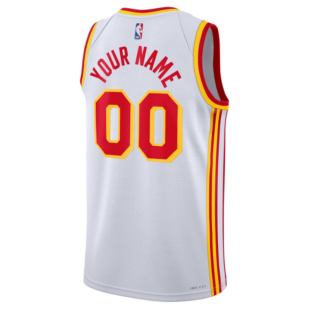 Atlanta Hawks Nike Unisex Swingman Custom Jersey Red - Icon Edition