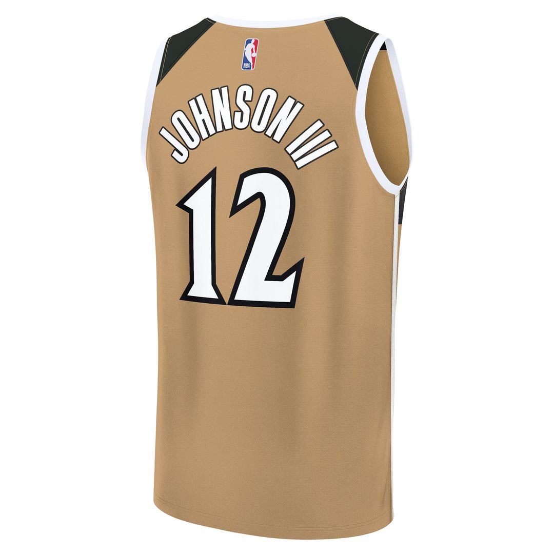 Washington Wizards Tre Johnson III Fanatics Youth Fast Break Jersey - City Edition - Gold