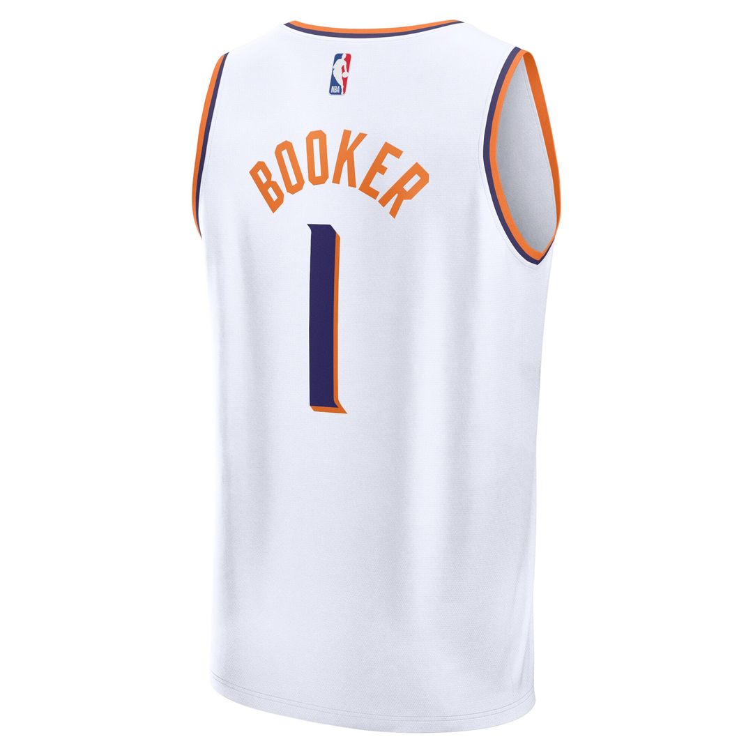Phoenix Suns Devin Booker Fanatics Fast Break Replica Player Jersey - Association Edition - White