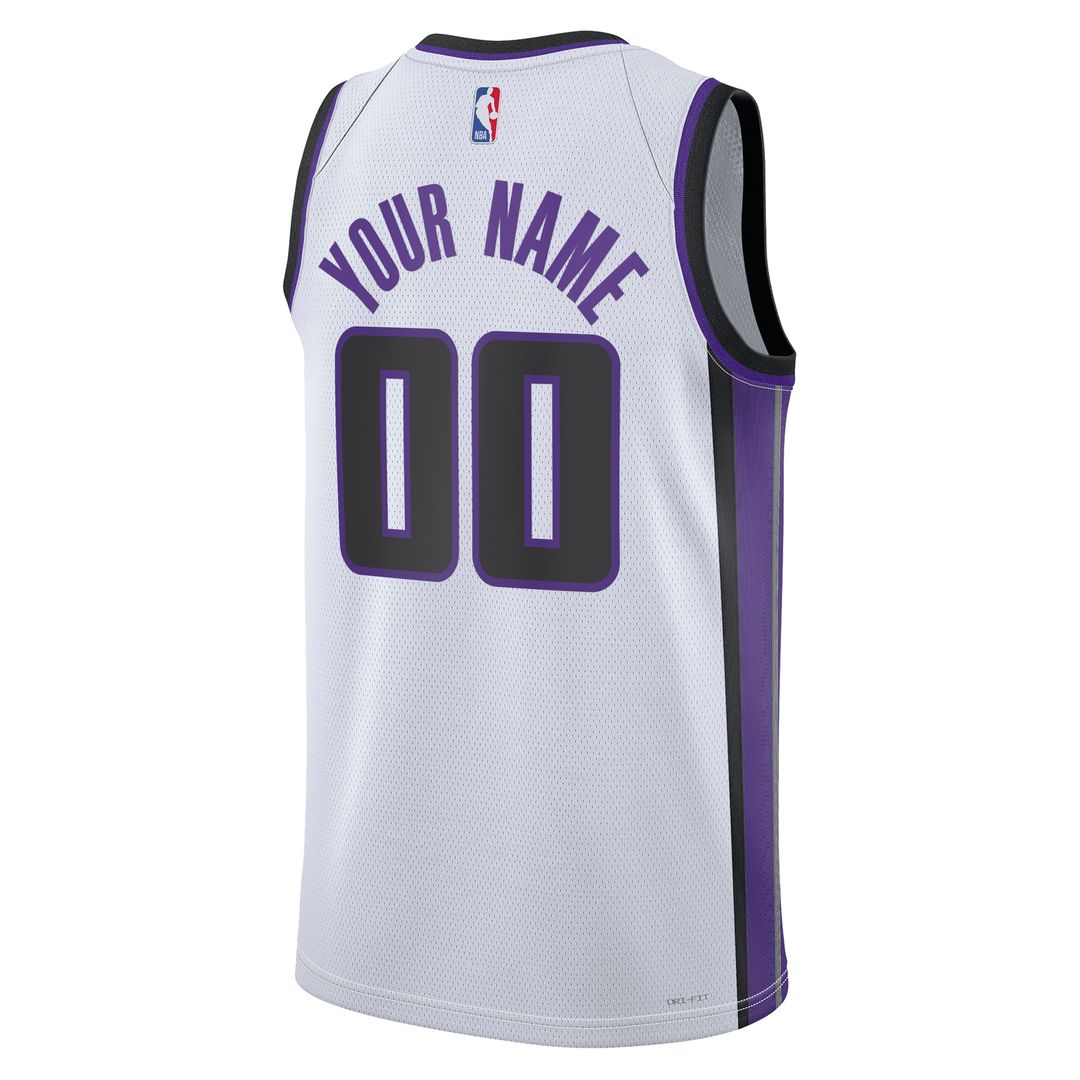 Sacramento Kings Nike Unisex Swingman Custom Jersey - Icon Edition - Black