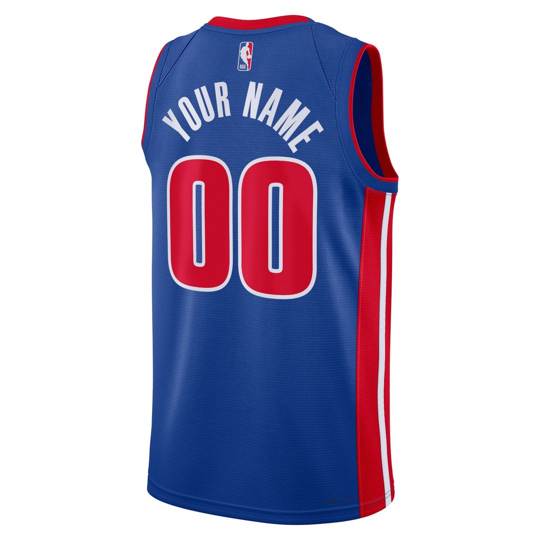 Detroit Pistons Nike Unisex Swingman Custom Jersey White - Association Edition