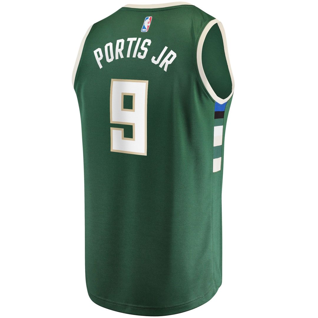 Milwaukee Bucks Bobby Portis Fanatics Fast Break Replica Jersey - Icon Edition - Green