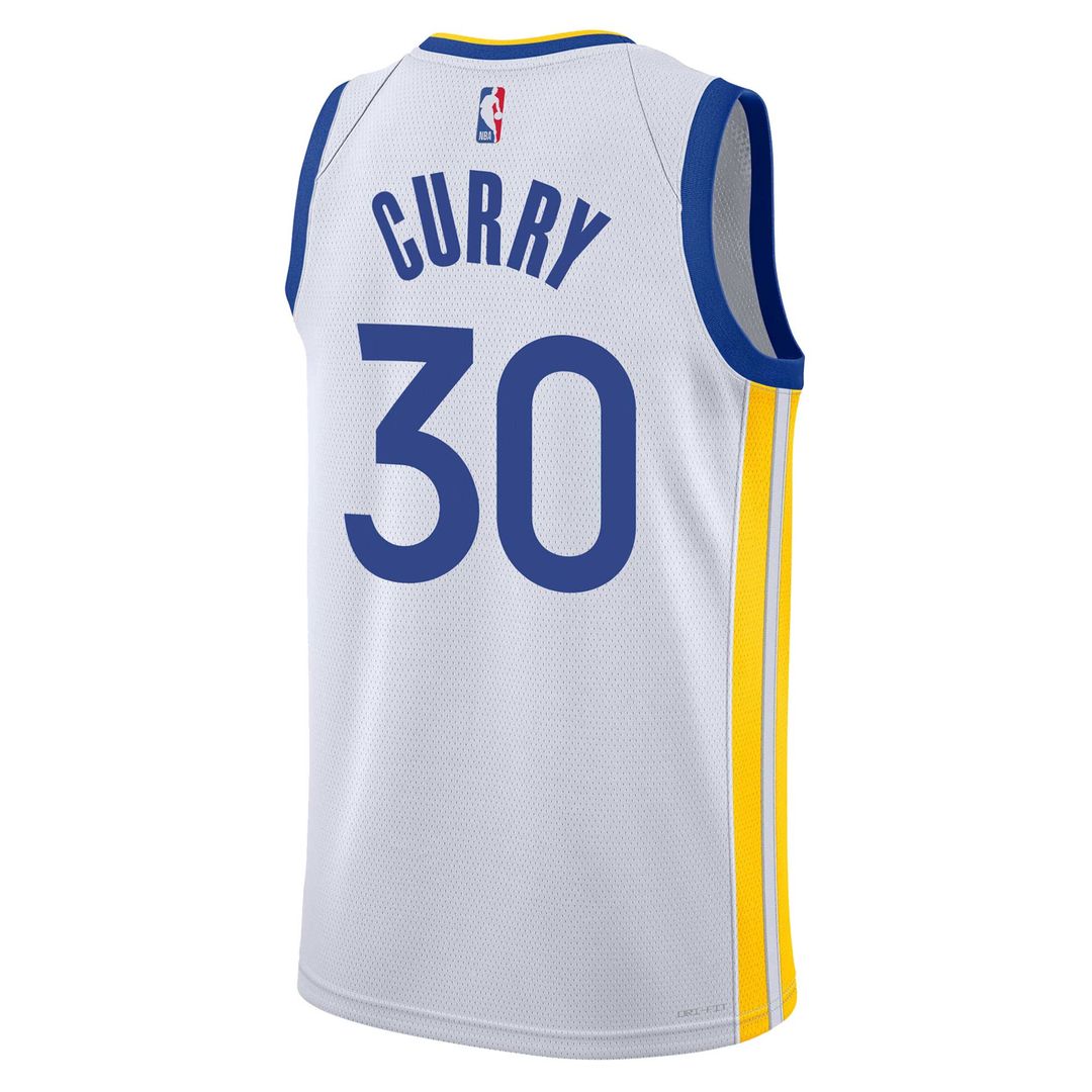 Golden State Warriors Stephen Curry Nike Youth Swingman Jersey - Association Edition - White