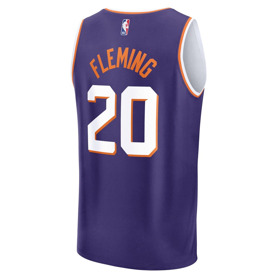 Phoenix Suns Rasheer Fleming Fanatics Youth Fast Break Replica Jersey - Purple - Icon Edition