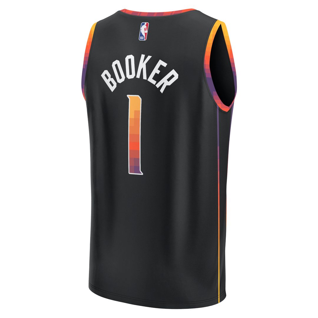 Phoenix Suns Devin Booker Fanatics Fast Break Replica Player Jersey - Statement Edition - Black