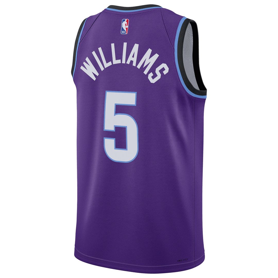 Utah Jazz Cody Williams Nike Unisex Swingman Jersey - Icon Edition - Purple