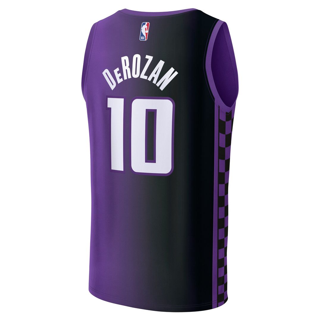 Sacramento Kings DeMar DeRozan Fanatics Fast Break Replica Jersey - Statement Edition - Purple