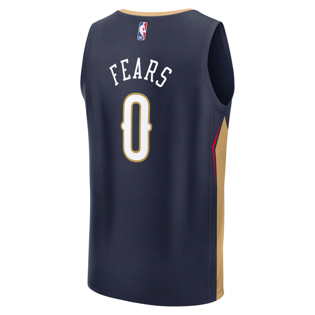 New Orleans Pelicans Jeremiah Fears Fanatics Fast Break Replica Jersey - Navy - Icon Edition