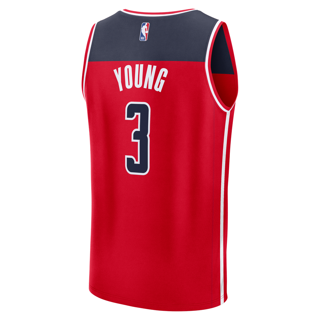 Washington Wizards Trae Young Fanatics Fast Break Jersey - Icon Edition - Red