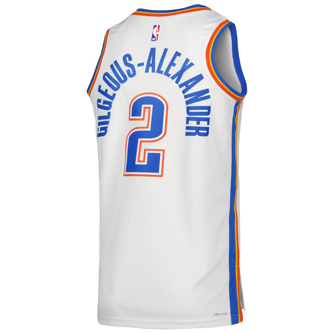 Oklahoma City Thunder Shai Gilgeous - Alexander Nike Unisex Swingman Jersey - Icon Edition - Blue