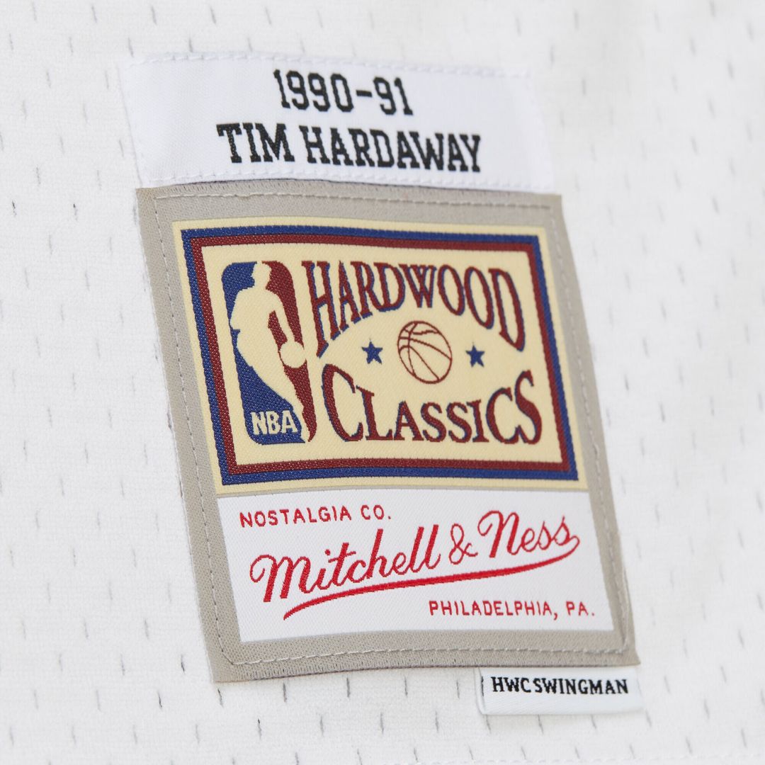 Golden State Warriors Tim Hardaway Mitchell & Ness Hardwood Classics 1990/91 Swingman Jersey - White