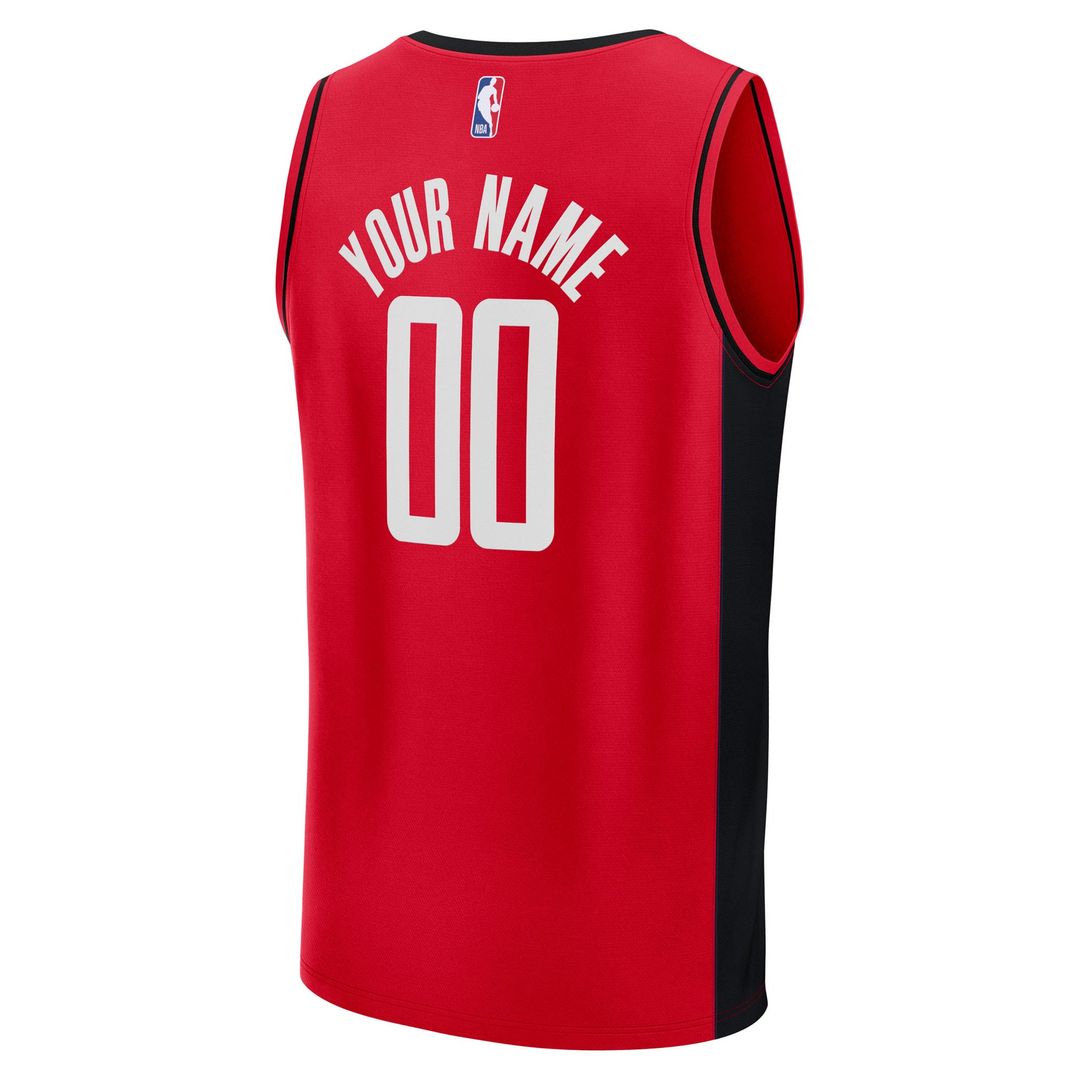 Houston Rockets Fanatics Fast Break Custom Jersey - Icon Edition - Red