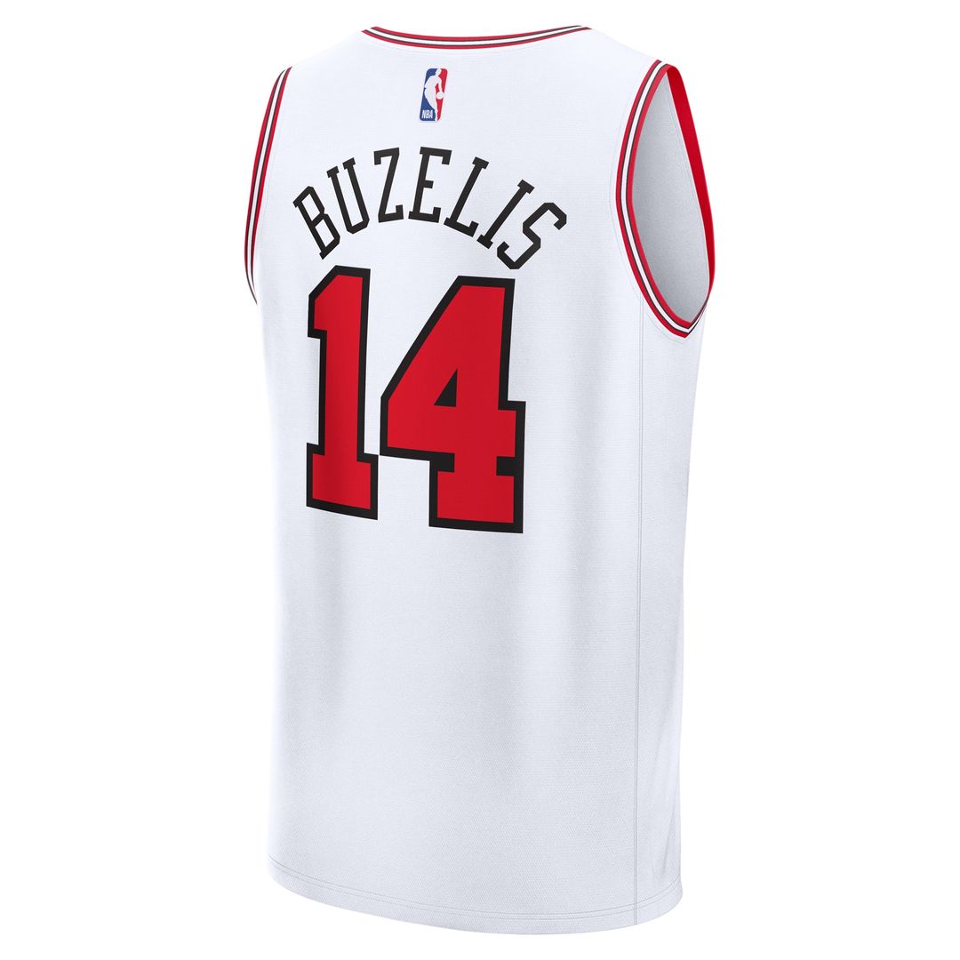 Chicago Bulls Matas Buzelis Fanatics Youth Fast Break Replica Player Jersey - Association - White Edition