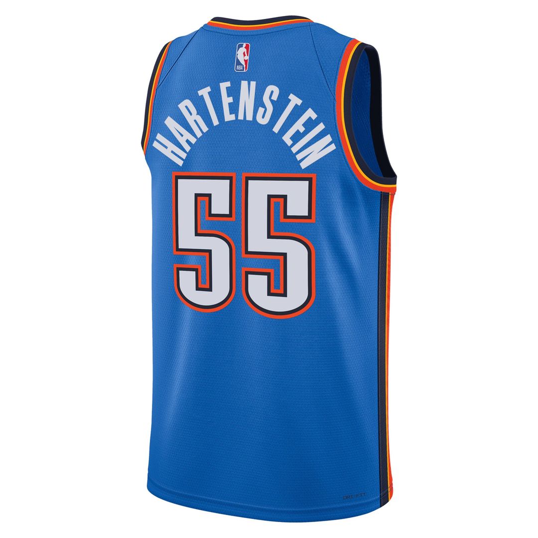 Oklahoma City Thunder Isaiah Hartenstein Nike Unisex Swingman Player Jersey - Icon Edition - Blue