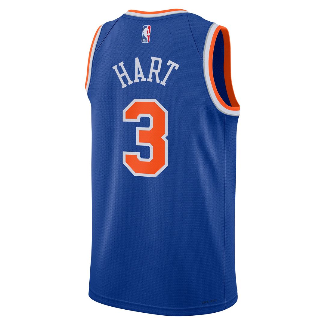 New York Knicks Josh Hart Nike Youth Swingman Jersey - Icon Edition - Blue