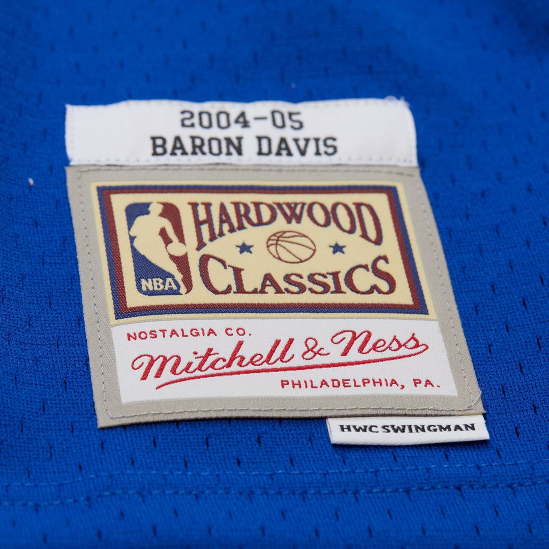 Golden State Warriors Baron Davis Mitchell & Ness Hardwood Classics 2004/05 Swingman Jersey - Royal