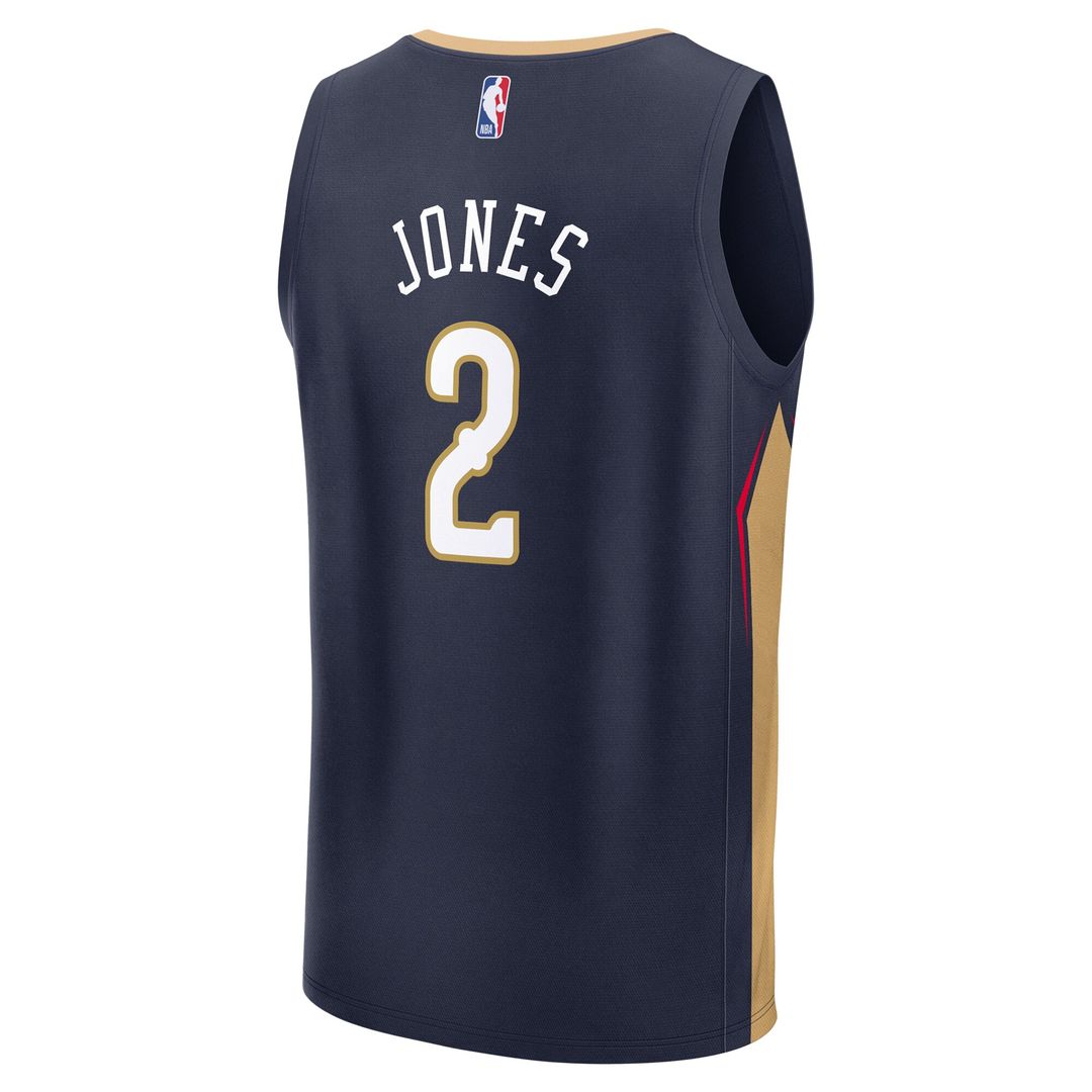 New Orleans Pelicans Herbert Jones Fanatics Fast Break Replica Player Jersey - Icon Edition - Navy