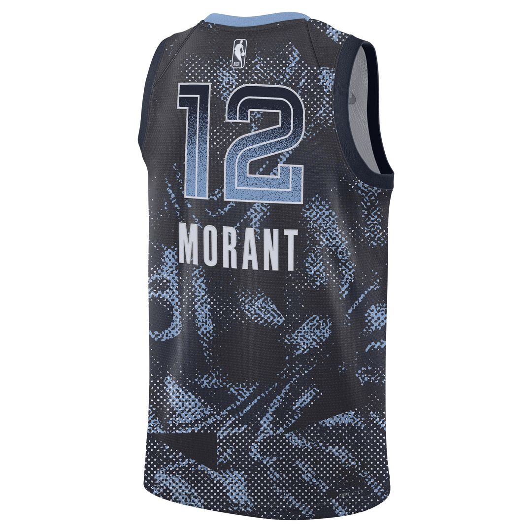 Memphis Grizzlies Ja Morant Nike Unisex 2025 Select Series Swingman Player Jersey - Navy