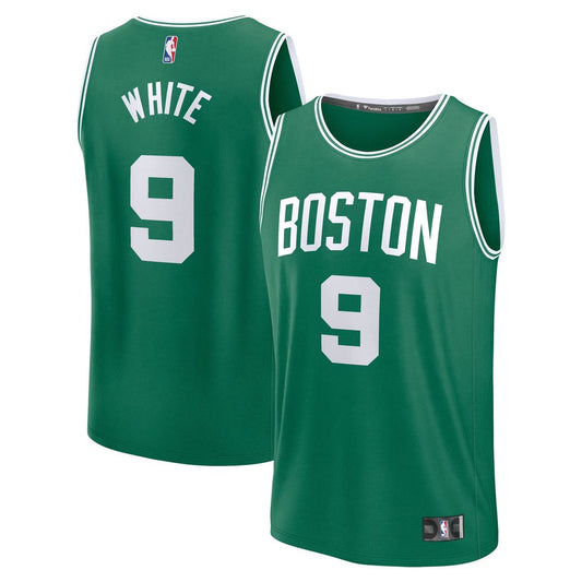 Boston Celtics Derrick White Fanatics Fast Break Replica Player Jersey - Icon Edition - Kelly Green