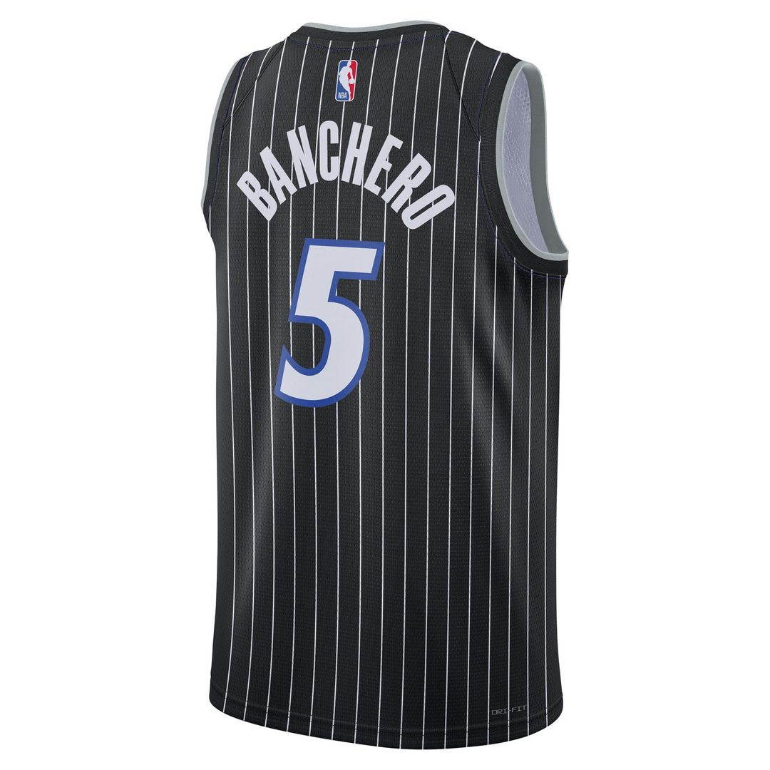 Orlando Magic Paolo Banchero Jordan Brand Unisex Swingman Jersey - Statement Edition - Black