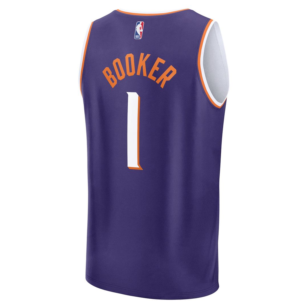 Phoenix Suns Devin Booker Fanatics Fast Break Replica Jersey - Icon Edition - Purple