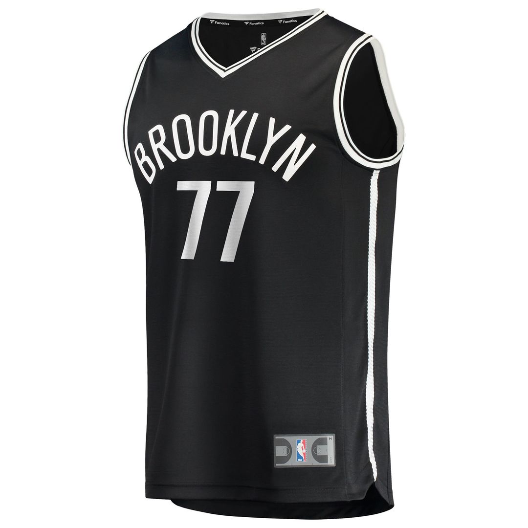 Brooklyn Nets Ben Saraf Fanatics Fast Break Replica Jersey - Black - Icon Edition