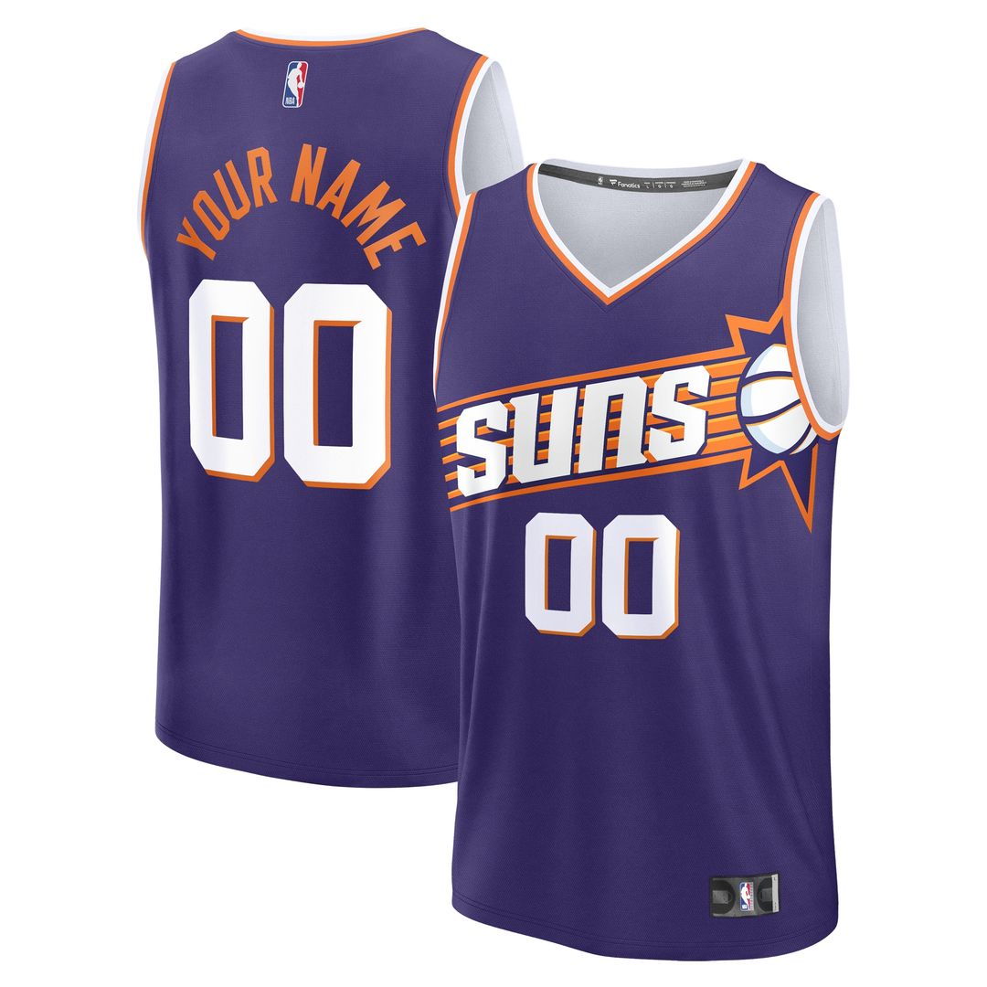Phoenix Suns Fanatics Fast Break Custom Jersey - Icon Edition - Purple