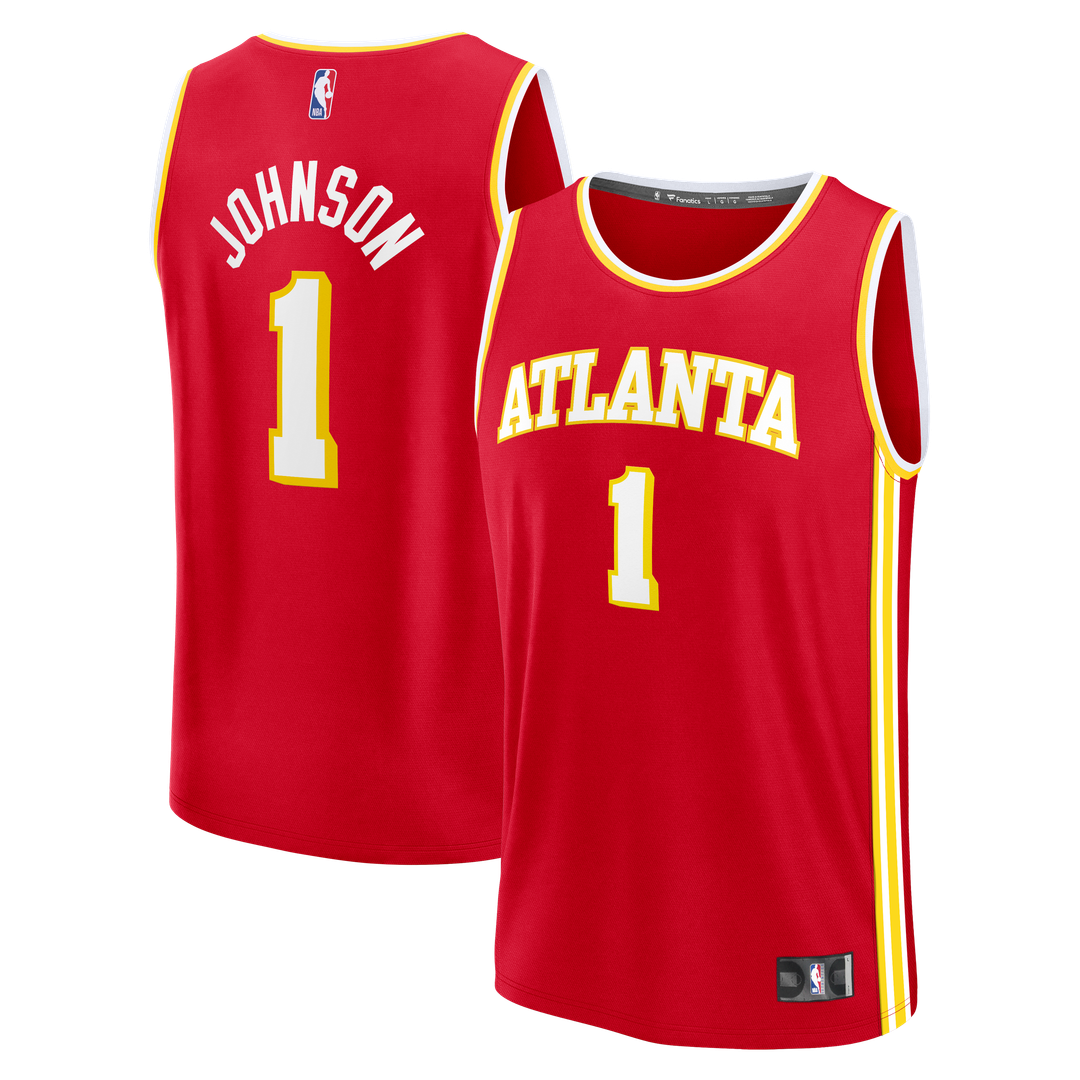 Atlanta Hawks Jalen Johnson Fanatics Youth Fast Break Jersey - Icon Edition - Red