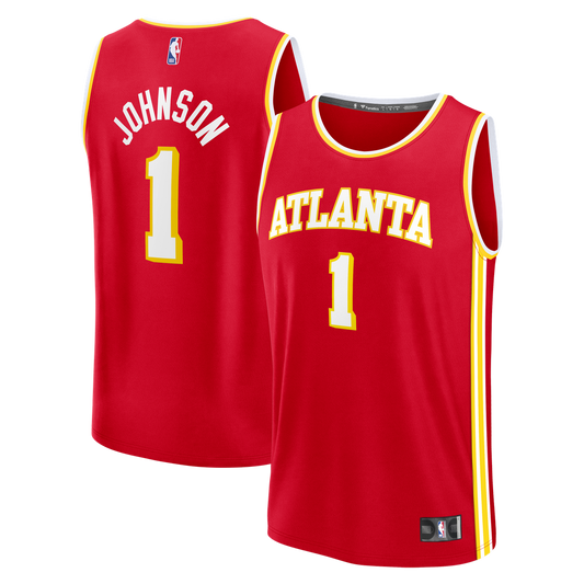 Atlanta Hawks Jalen Johnson Fanatics Youth Fast Break Jersey - Icon Edition - Red