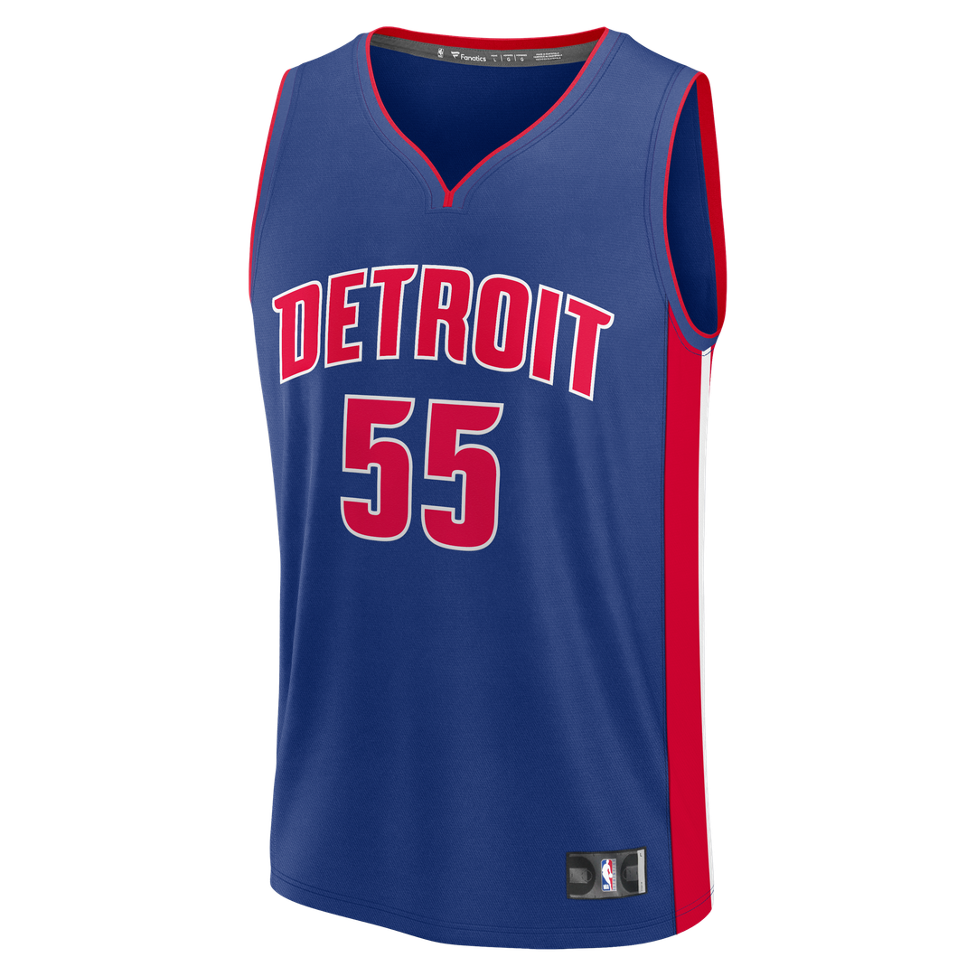 Detroit Pistons Duncan Robinson Fanatics Fast Break Jersey - Icon Edition - Blue
