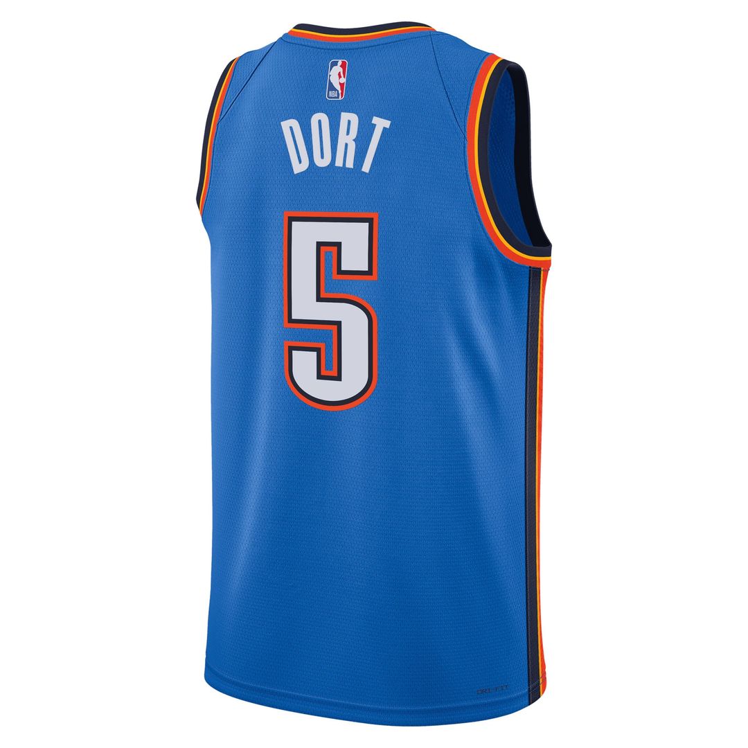 Oklahoma City Thunder Luguentz Dort Nike Unisex Swingman Jersey - Icon Edition - Blue