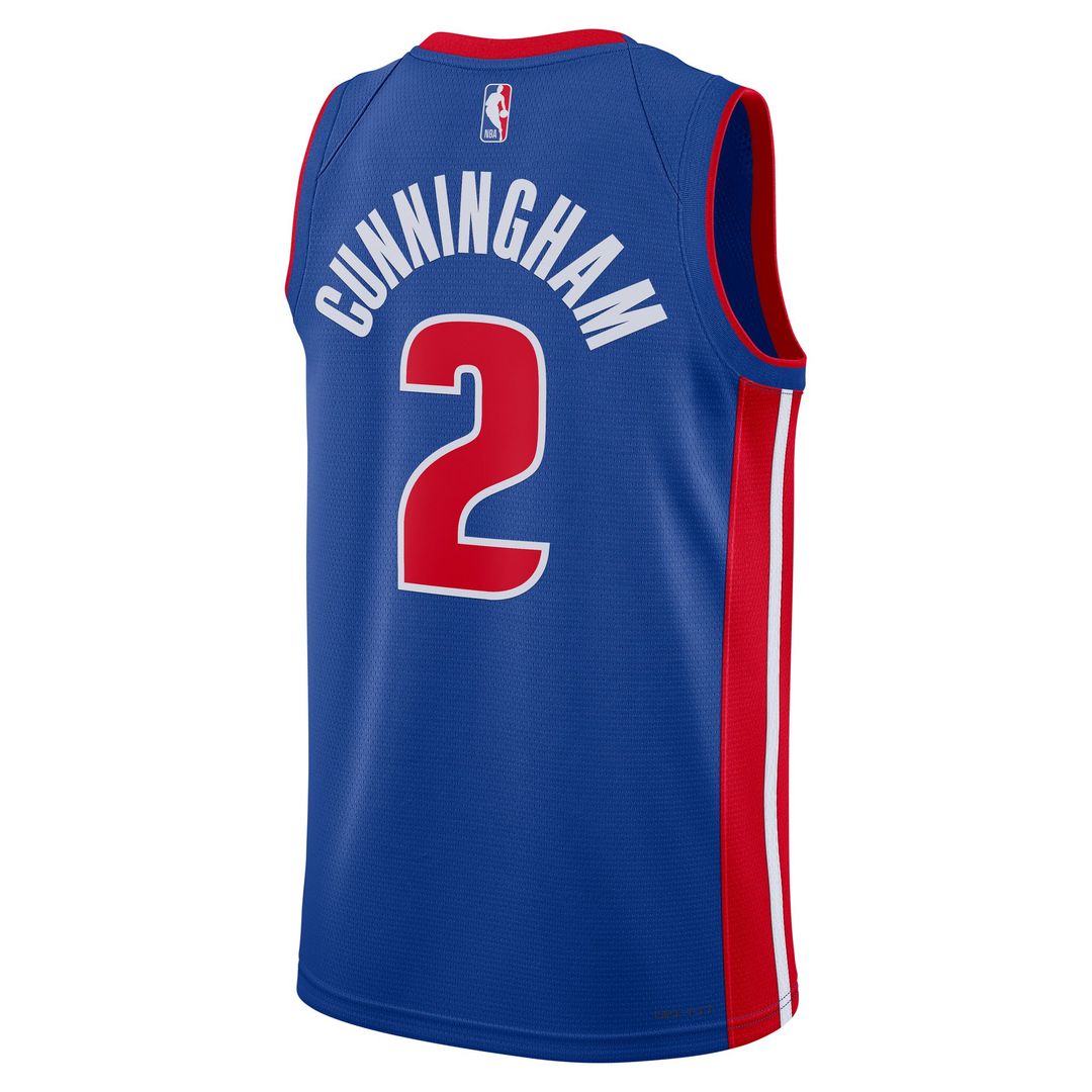 Detroit Pistons Cade Cunningham Nike Unisex Swingman Jersey - Icon Edition - Blue