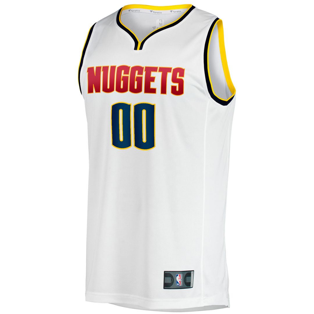 Denver Nuggets Fanatics Fast Break Custom Replica Jersey - Association Edition - White