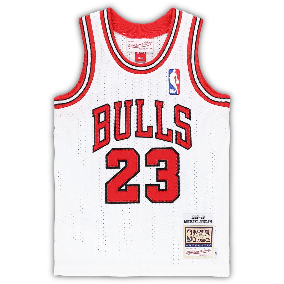 Chicago Bulls Michael Jordan Mitchell & Ness Toddler 1997/98 Hardwood Classics Authentic Jersey - Red