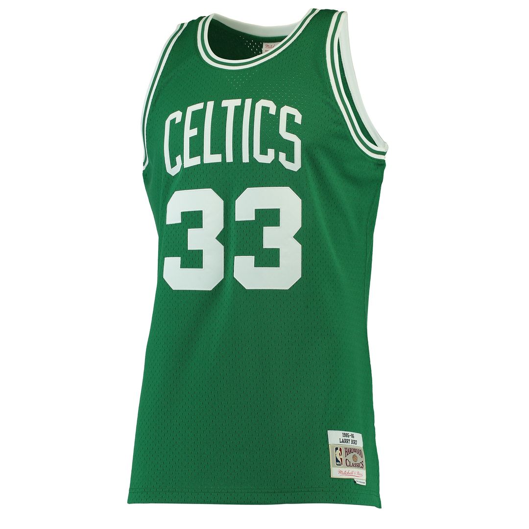 Boston Celtics Larry Bird Mitchell & Ness Hardwood Classics Swingman Jersey - Kelly Green