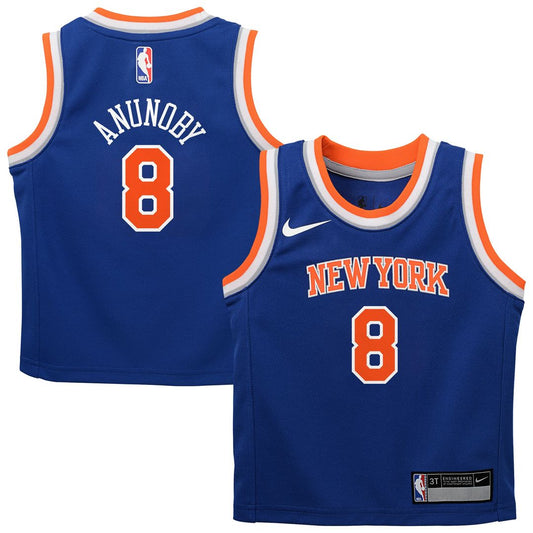 New York Knicks OG Anunoby Nike Preschool Swingman Swingman Jersey - Icon Edition - Blue