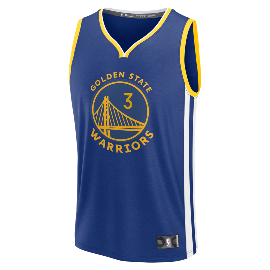 Golden State Warriors Will Richard Fanatics Fast Break Replica Jersey - Blue - Icon Edition