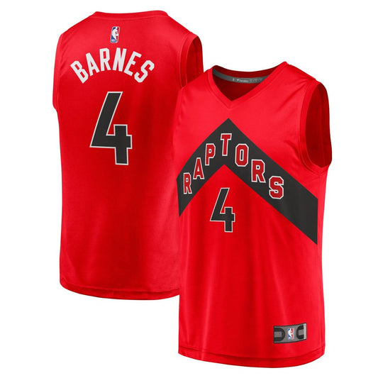 Toronto Raptors Scottie Barnes Fanatics Fast Break Replica Jersey - Icon Edition - Red