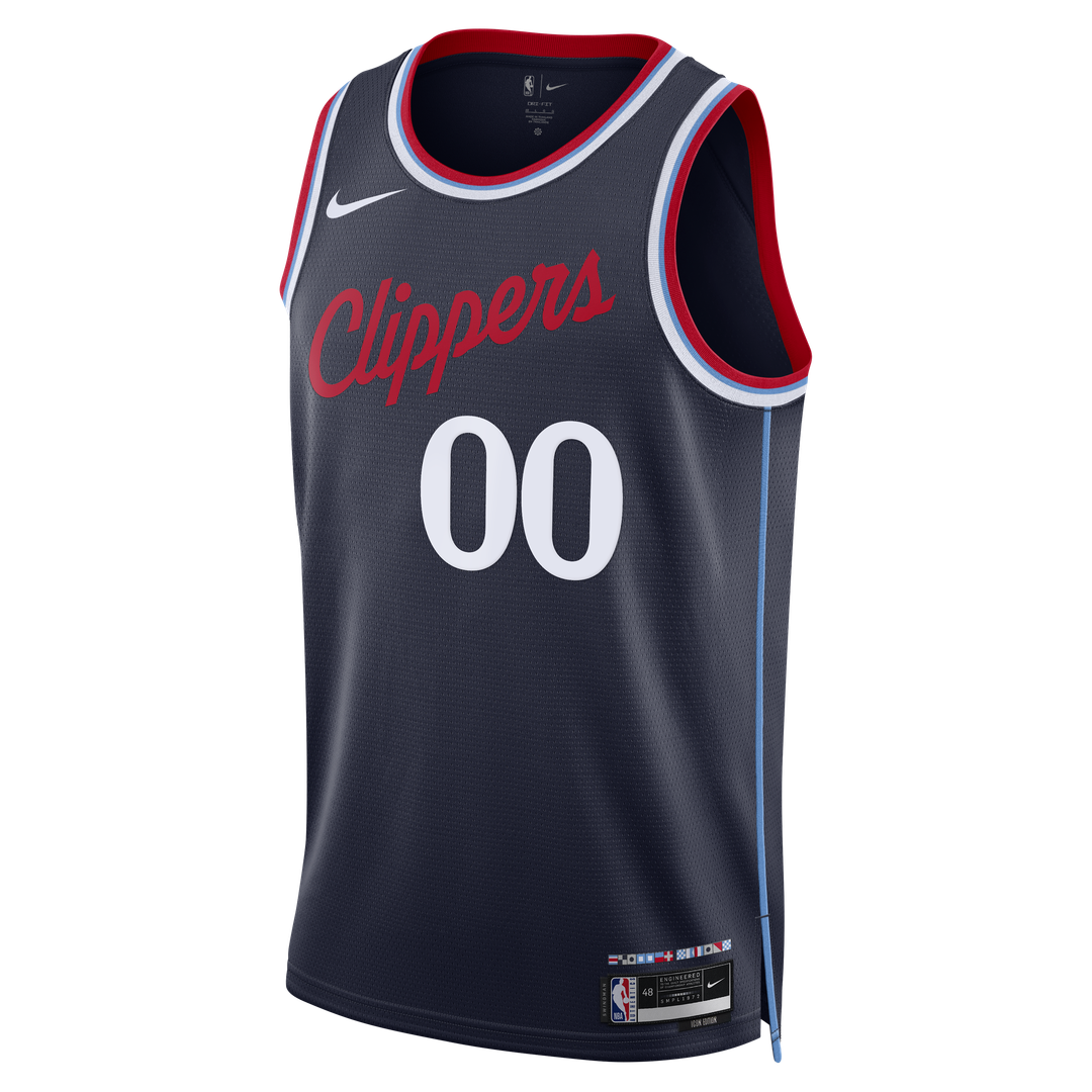 LA Clippers Nike Unisex Swingman Custom Jersey - Icon Edition - Navy