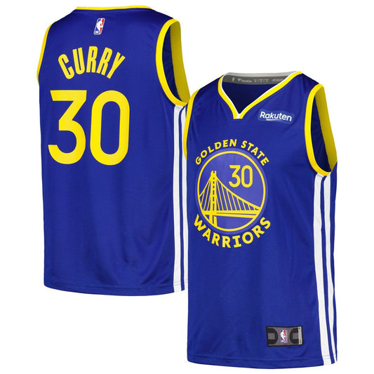 Golden State Warriors Stephen Curry Fanatics Fast Break Player Badge Jersey - Royal