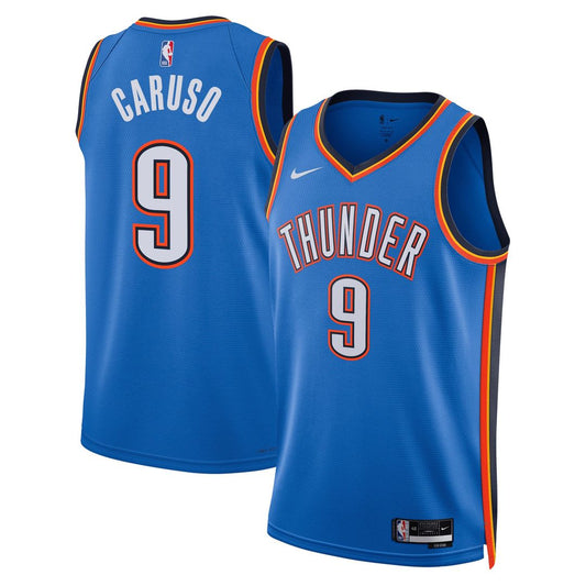 Oklahoma City Thunder Alex Caruso Nike Unisex Swingman Jersey - Icon Edition - Blue
