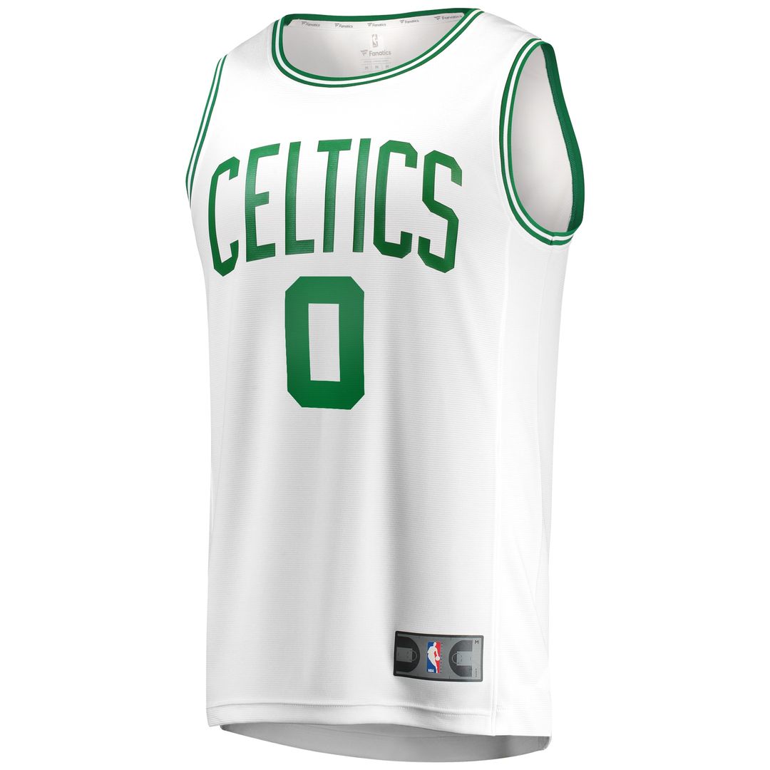 Boston Celtics Jayson Tatum Fanatics Fast Break Replica Away Jersey White - Association Edition