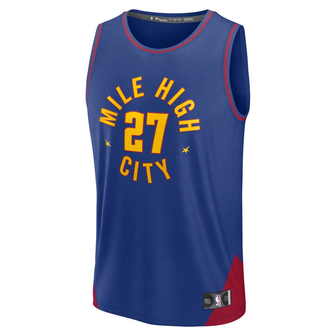 Denver Nuggets Jamal Murray Fanatics Fast Break Replica Player Jersey - Statement Edition - Blue