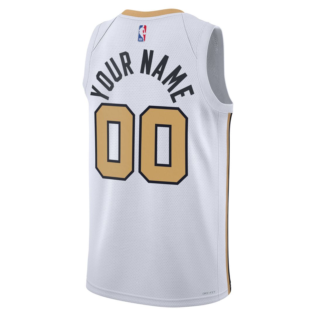 Boston Celtics Nike Unisex 2025/26 City Edition Swingman Custom Jersey - White